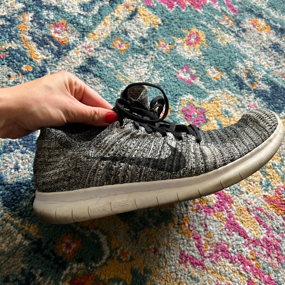 Nike Free, used but good condition (no soles), size 10.